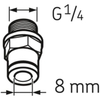 Snelkoppeling G1/4 binnendraad LAPF M1/4